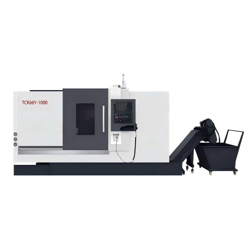 High-EfficiencyTCK66Y Slant Bed CNC Turning Lathe Machine 